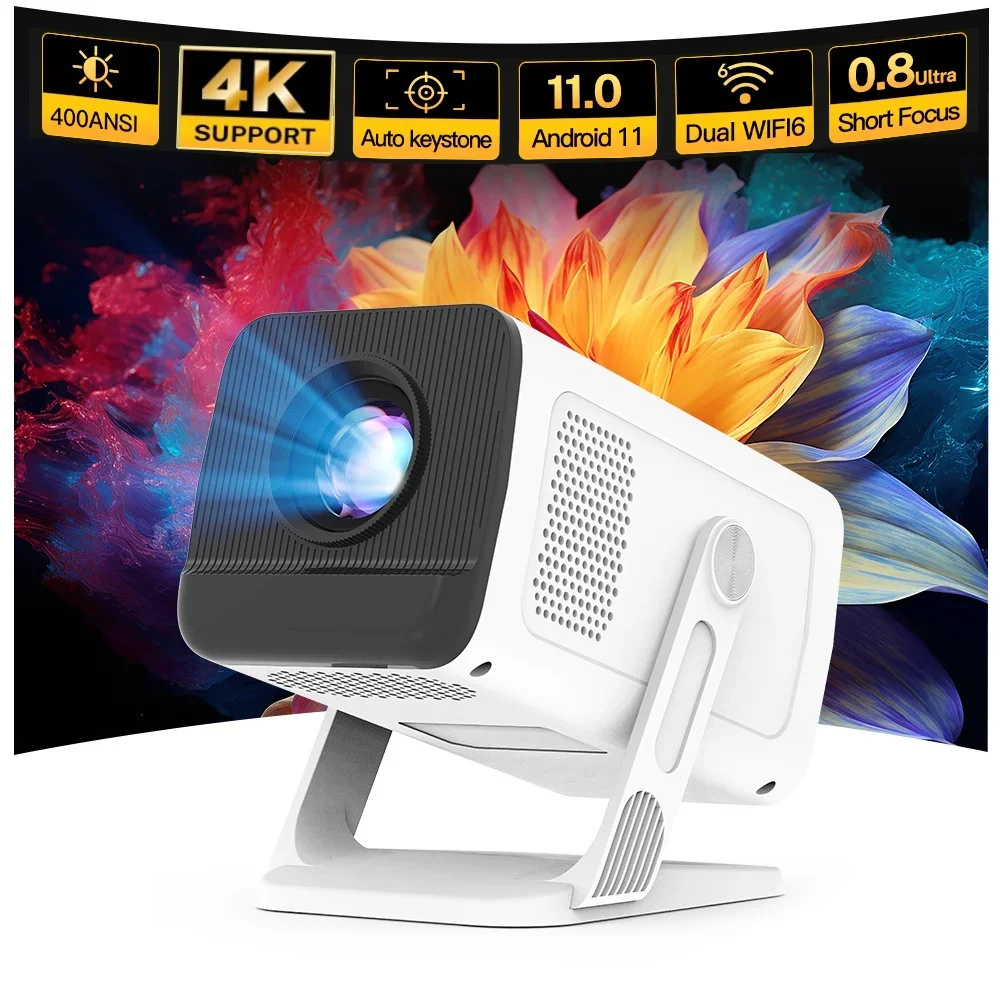 Electronics Home Gadgets - Mini Projector with Wifi6 and BT5.4
