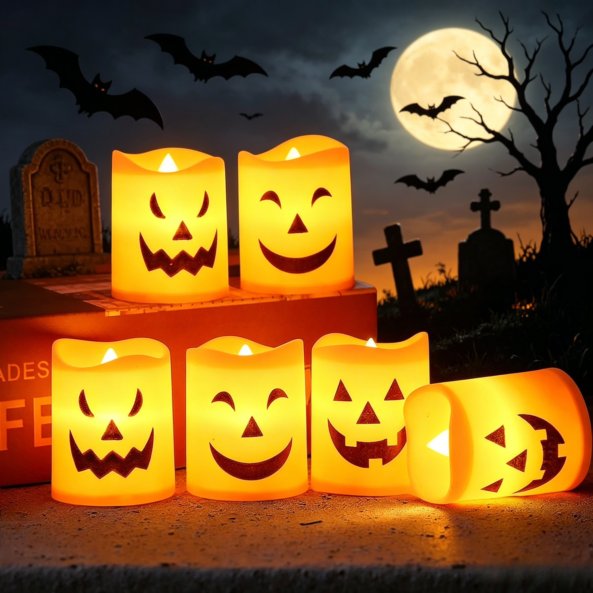 Electronics Home Gadgets - 2027 Halloween Decoration Spooky Pumpkin Electronic