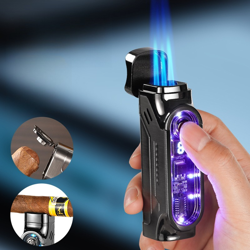 Electronics And Gadgets K - Cigar-specific Three Direct Flames Are Lighter,