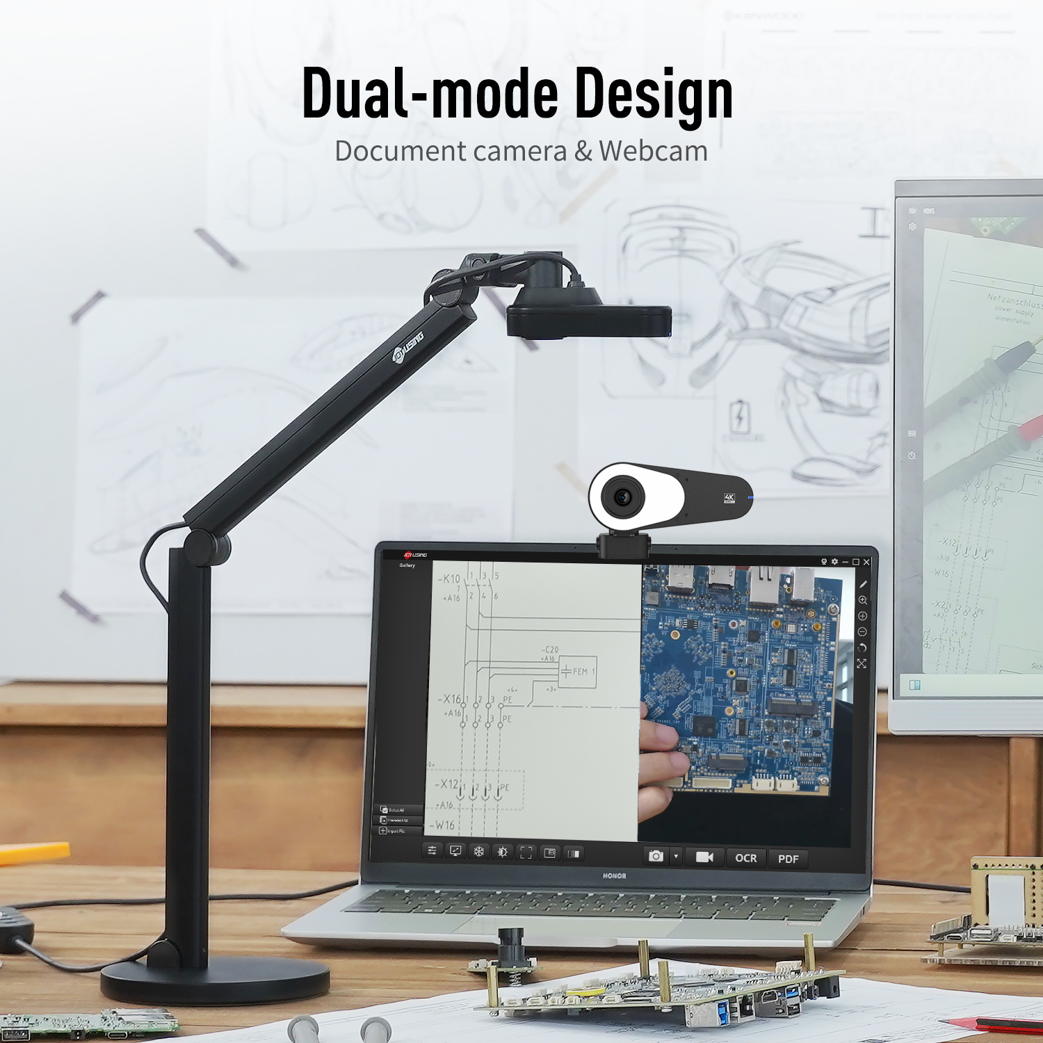 Foldable Portable Document Cam - Document Camera Visualizer recension och pris