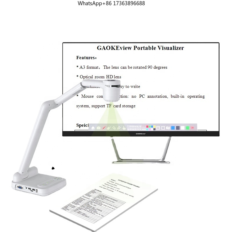Gaoke A3A4 Mini Scanner Docume - Document Camera Visualizer recension och pris