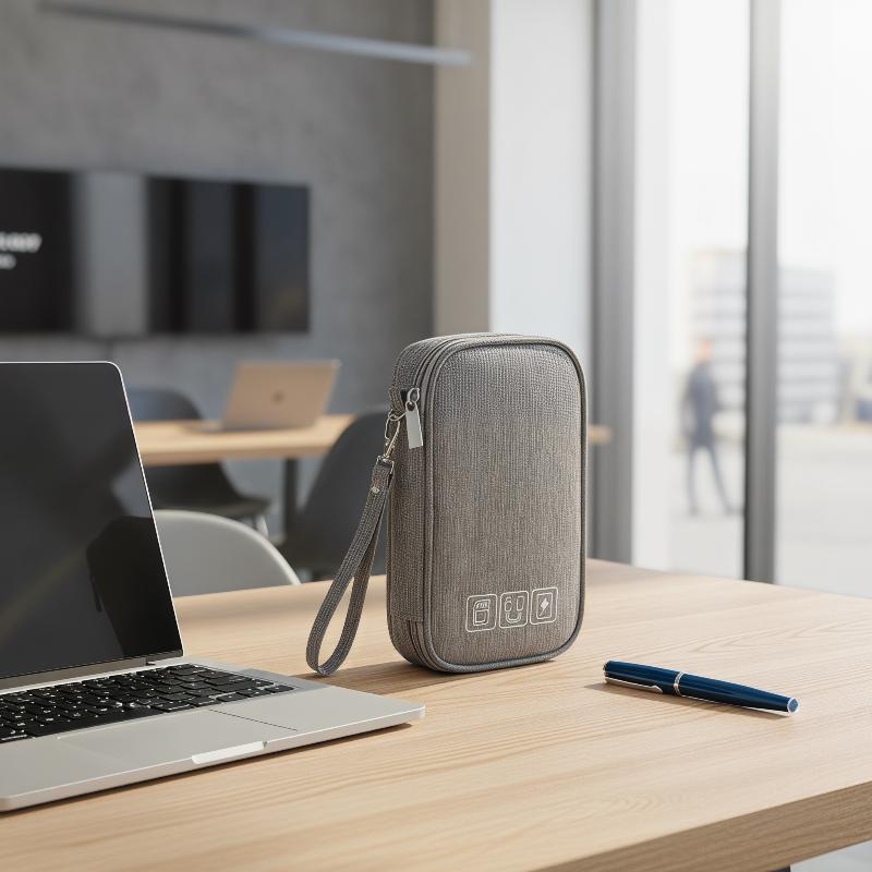 Double Layer Cable Storage Bag - Electronics And Gadgets With I recension och pris