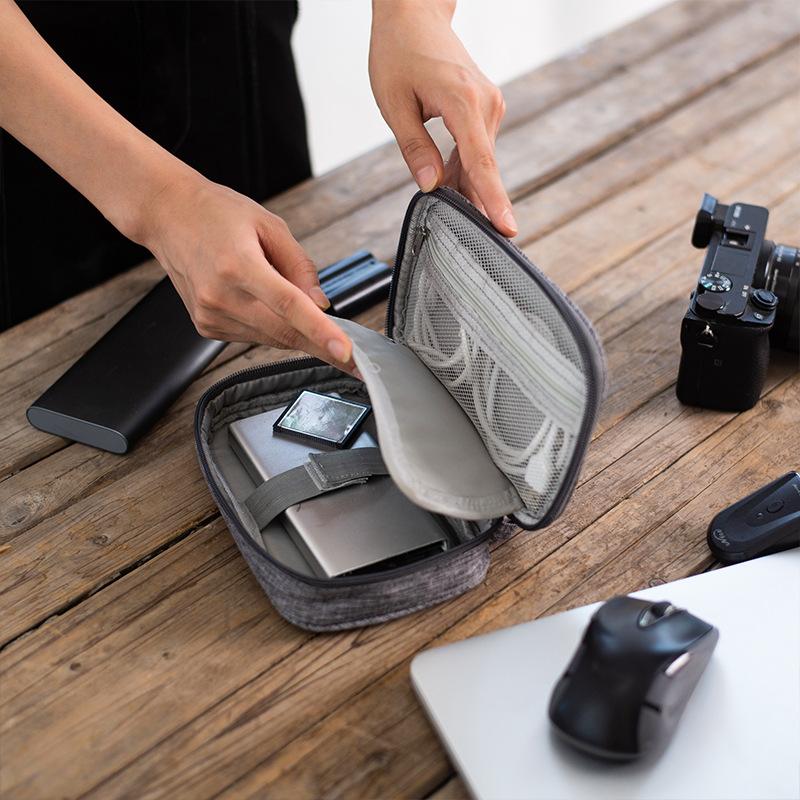 Double Layer Cable Storage Bag - Electronics And Gadgets With I recension och pris