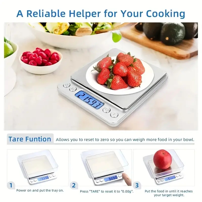 1pc Digital Kitchen Scale Mini - Electronics And Gadgets With I recension och pris