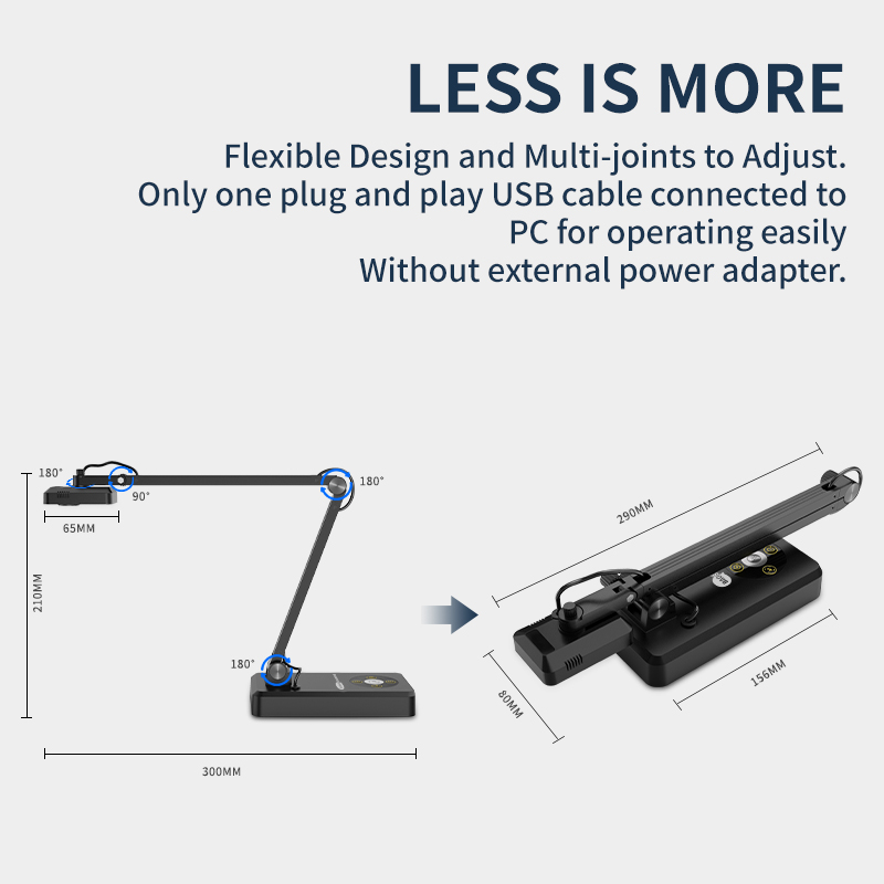 4K Digital Visual Presenter |  - Document Camera Visualizer recension och pris