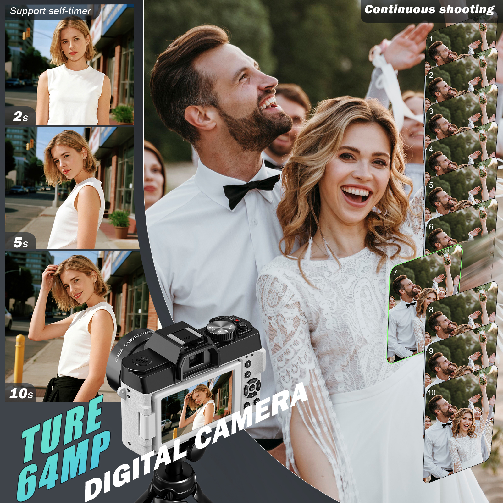 NBD 8K Vlog Camera 64MP Digita - Electronics Home Gadgets recension och pris
